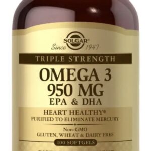 OMEGA 3 SOLGAR 950 MG 100 Cap